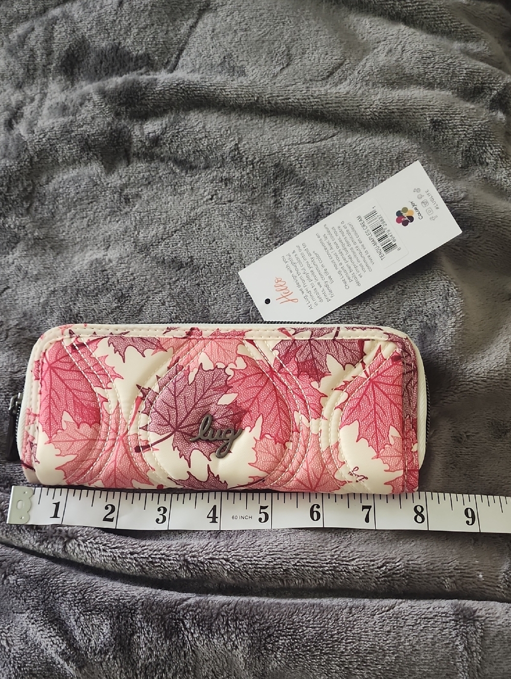 Lug Maples & Cream RFID wallet. New With Tag.